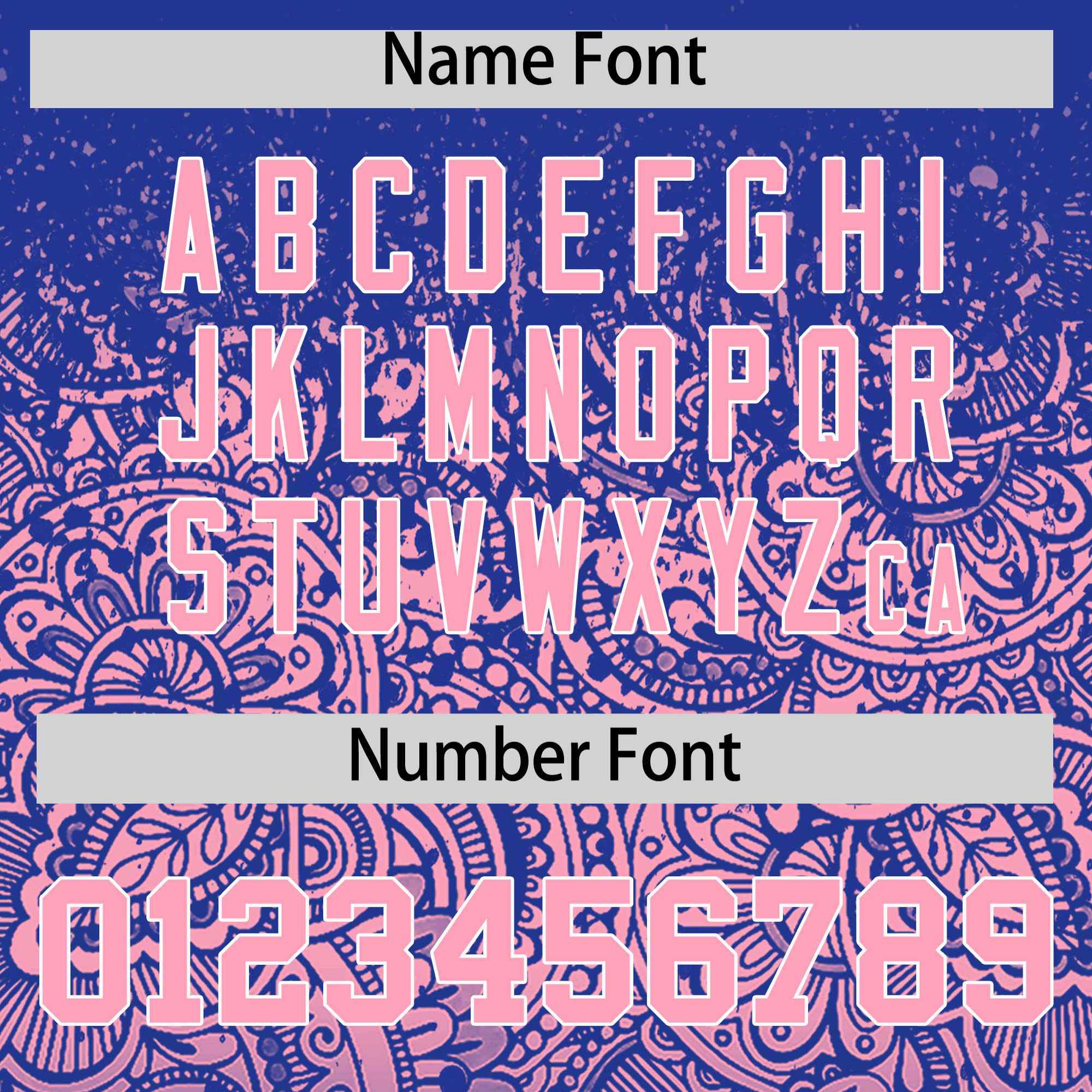 Custom Royal Light Pink Floral Print Pattern Full Button Gradient Fashion Baseball Jersey